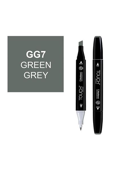 Shinhan Art Touch Twin Gg7 Double Tip Marker Green Gray