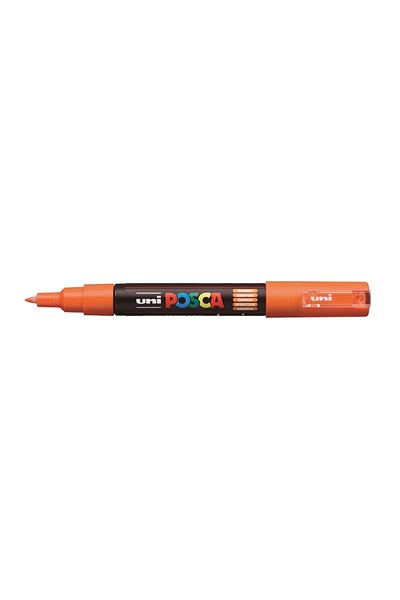 UNİ-BALL 0.7 Orange Uni Posca Water Based Poster Marker - PC-1m