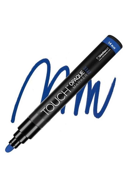 Touch 1.5-2.3mm Printed Opaque Water Marker - Medium Pack Blue 14 - Sh 8613003 -2022