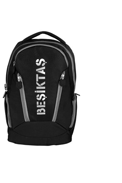 Beşiktaş ME 24324 ÇAPRAZ FERMUAR DETAYLI SIRT ÇANTASI SİYAH