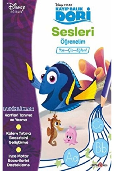 Beta Kids Disney Pıxar Kayıp Balık Dori Abc’yi Öğrenelim Noktaları Birleştirme
