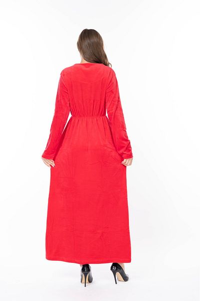 mervemoda ROCHIE DE CATIF DE DAMĂ MÂNECĂ LUNGĂ