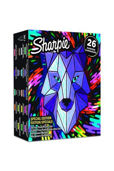 Sharpie 26 Wolves2158030 Permanent Set - Fine