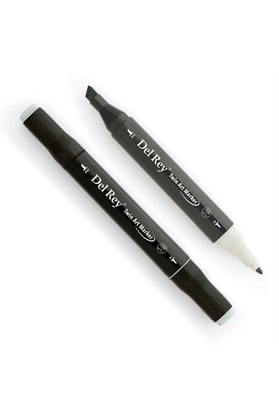 Pebeo Del Rey Twin Marker Gg3 - Green & Gray