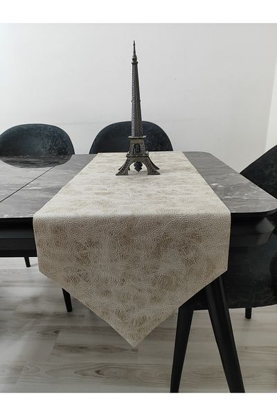 ByDekor Design Nubuck Leather Fabric Runner 40 X135