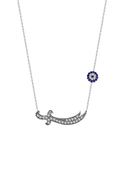 SARIASLAN 925 Ayar Zülfikar Hz Ali Kılıç Kadın Gümüş Kolye