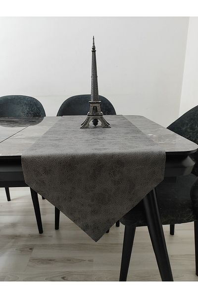ByDekor Design Nubuck Leather Fabric Runner 40 X135
