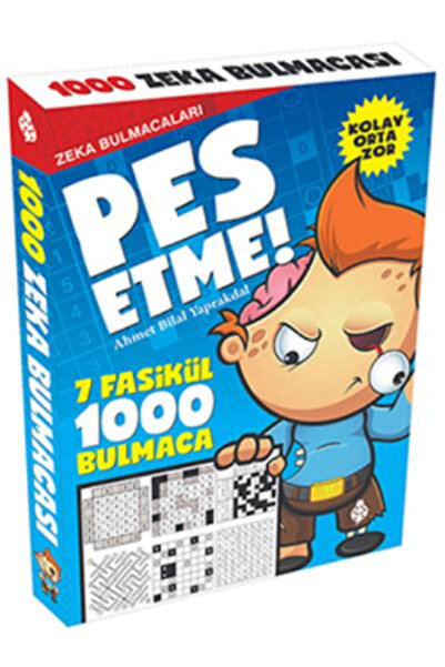 Uğurböceği Yayınları Pes Etme! - Zeka Bulmacaları 7 Fasikül - 1000 Bulmaca