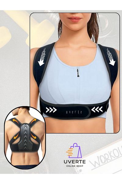 UVERTE Unisex Upright Posture Corset - Anti-Humpback, Shoulder and Back Correcting Sports Corset