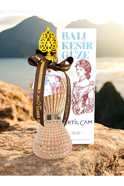 altıniz gıda Kertil Çam Balıkesir Güzeli Dekoratif Cam Şişe Kolonya 500cc