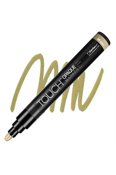 Touch 1.5-2.3mm Opaque Water Based Medium Gold Marker Pen - Sh 8613003 -2028