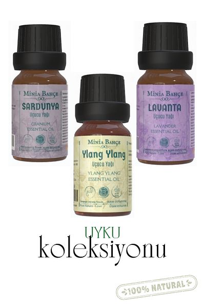 Minia Bahçe Bitki ve Sanat Atölyesi Geranium, Ylangylang and Lavender Oil - 10ml
