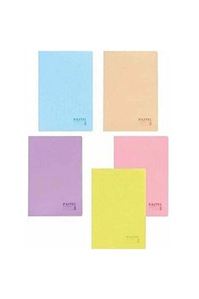 KESKİN COLOR Pastel Sharp Notebook - A4 80 YP, PP Cover, Ruled