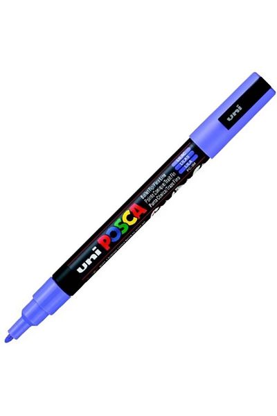 UNİ-BALL Lila Uni Posca Water-Based Poster Marker - 0.9-1.3 Pc-3M