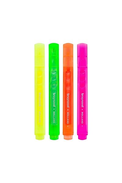 Bruynzeel Neon Highlighter 4-Piece Set - B60283004