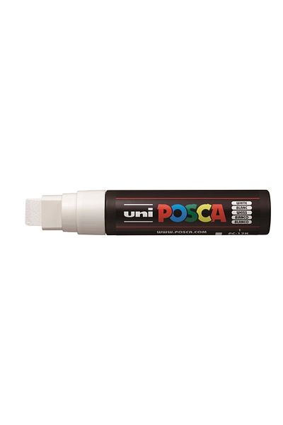 UNİ-BALL White Uni Posca Water Based Poster Marker - 15.0 Pc-17K