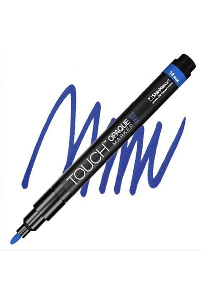 Touch Opaque Water Based Marker Pen 0.8-1.3mm - Fine Pack Blue 14 - Sh 8613003 -2007