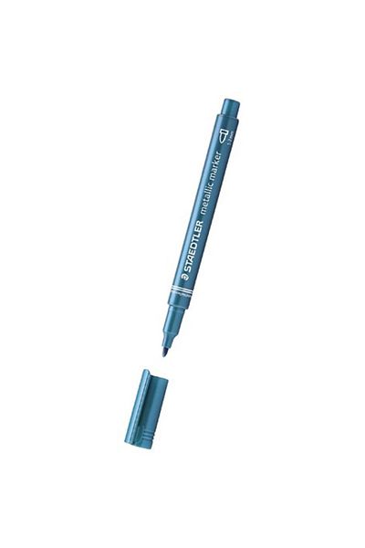 Staedtler 8323-373 Blue Metallic Marker Pen - 1-2mm
