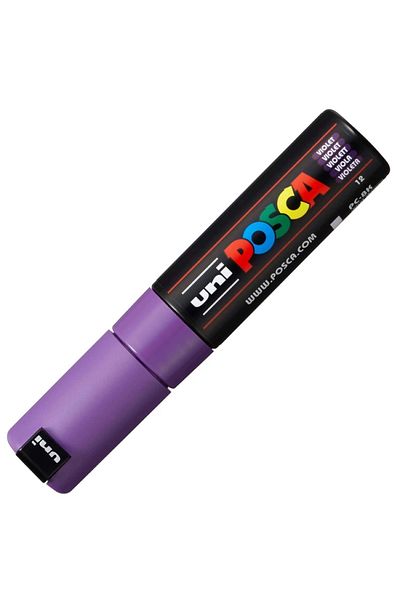 UNİ-BALL Uni Posca Water Based Poster Marker Pc-8K 8.0 mm Purple