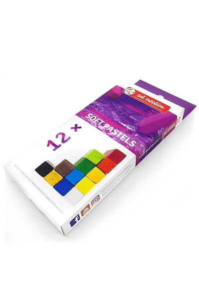 Talens Soft Pastel Art Creation Paint Set 12 Pieces - Rt9029012m