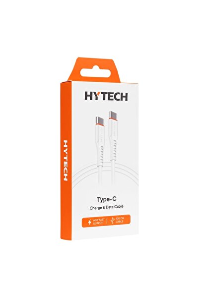 Genel Markalar Hy-xtp10 1m 3a Type-c To Type-c Hızlı Beyaz Data Hızlı Şarj Ka...