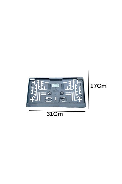 gcstore 1 Piece Plastic Unwritten Plate Base Insert Plate Holder 31Cmx17Cm Standard Square Type