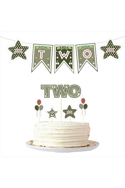 SİYAH PARTİ EVİ علم عيد ميلاد على شكل أوراق الأوكالبتوس بعمر عامين - مجموعة ت...