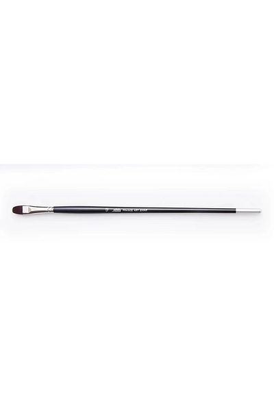 Pebeo 200kf/12 Synthetic Tip Long Handle Oil Acrylic Cat's Tongue Brush Black No:12