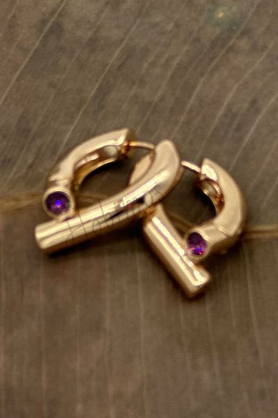 Hobimos Women's Steel Stone Non-Tarnish Color-Tossing Earrings