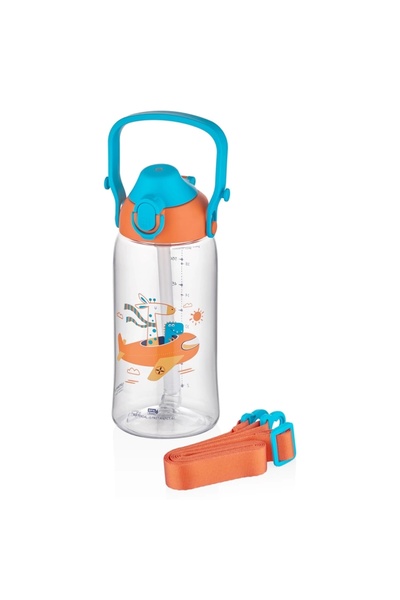 Uzspace TRITAN PİPETLİ MATARA 2202 680 ML SUNSHINE ORANGE