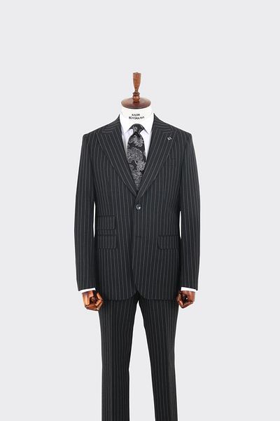 Kadir Büyükkaya Swallow Collar Two Button Men's Suit-Kaw1345W