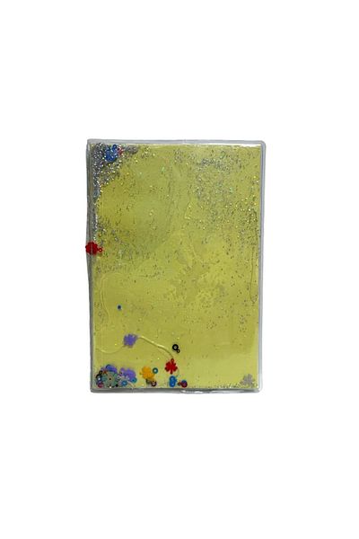 Mikro MICRO NT-245 - Lined Notepad with Glitter and Watery Pastel Cover