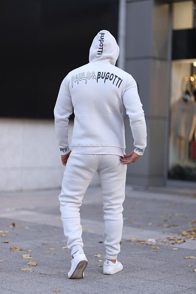 ZENGOLL & RAMİRES Hooded Printed Tracksuit Set - Rubber Leg
