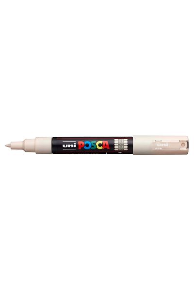 UNİ-BALL 0.7 Beige Uni Posca Water Based Poster Marker - Pc-1M