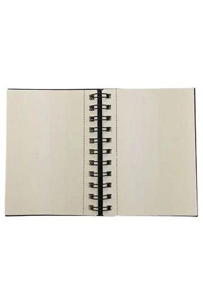 Alex Schoeller Alex A6 Sketchbook Spiral Black Hard Cover 120Gr.70Yp. Sketchbook Alx-9995