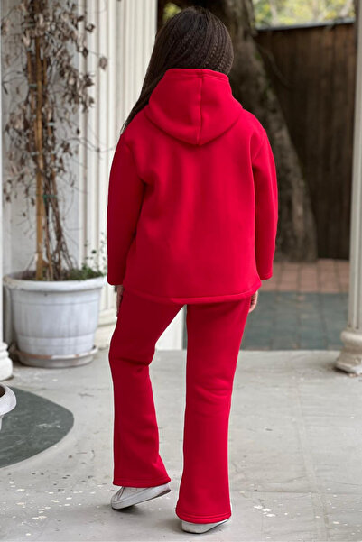 ELAFOR Lány tréningruha szett belső polárral és 3 szál raszteres téli bő lábbal (1 ÉVES, NAGY VÁSÁRLÁS)