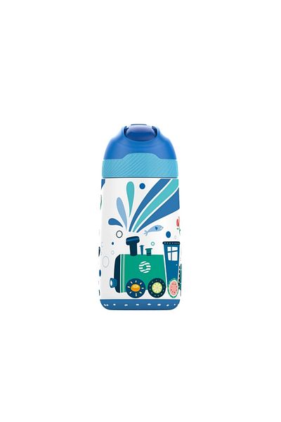 CocoSmile VAGONLIFE PIPETED CHILDREN'S STEEL THERMOS 2055 350ML WHITE TRAIN