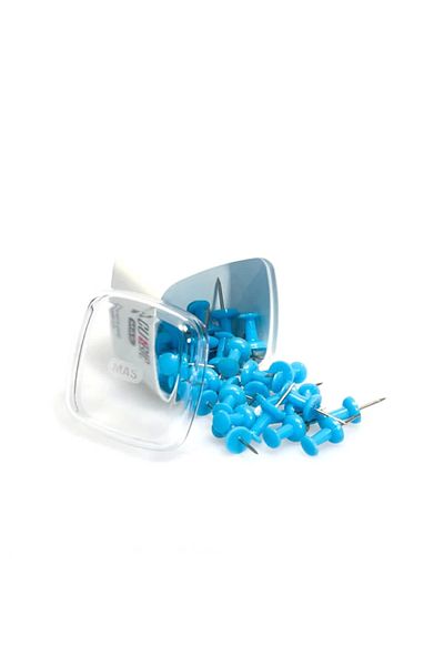 Mas 1262 Model Cubbıe - Colorful Blue Map Nail