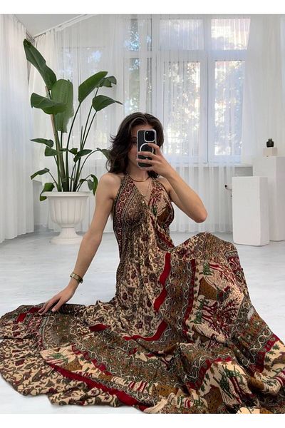 Rabiossa Women's Strappy Long Dress