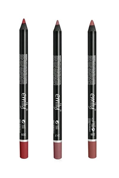 Golden Rose Emily Dudak Kalemi 3'lü No:205-217-226