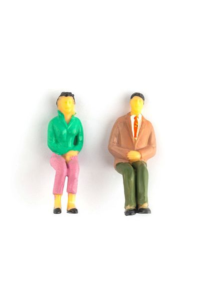 Jordania Model Je01-ibo1025 Painted Human Sitting 1/025