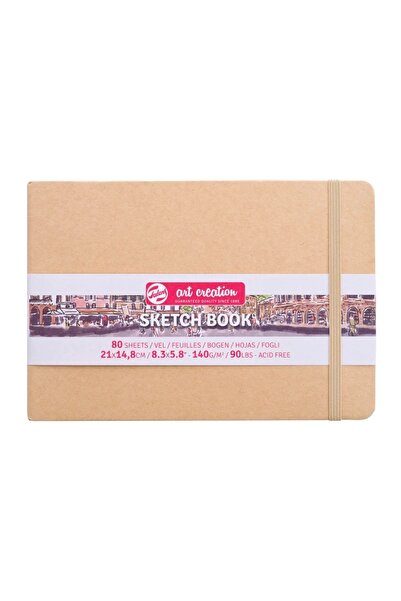Talens Art Creatıon Sketchbook 21x14.8cm 140 Gr. 80 Yp. Eskiz Defteri Kraft -...
