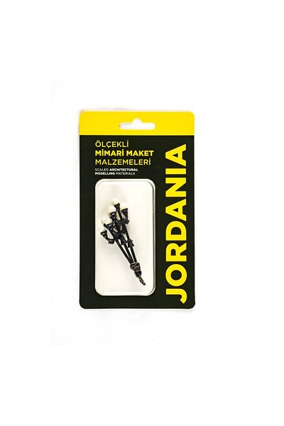Jordania Model Je04p-t233 Garden/Street Lamp Triple 1/100 6v