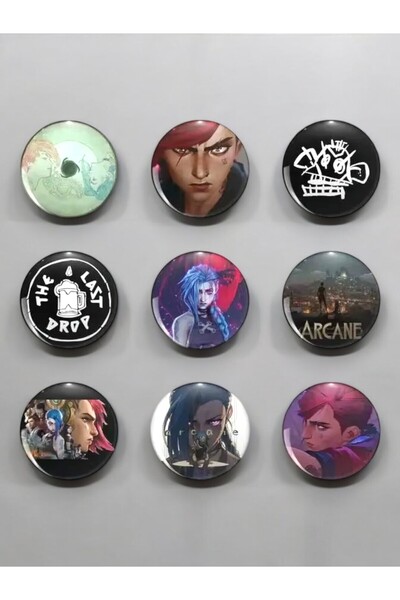 Major Selection Arcane Jinx Temalı Rozet 58 mm