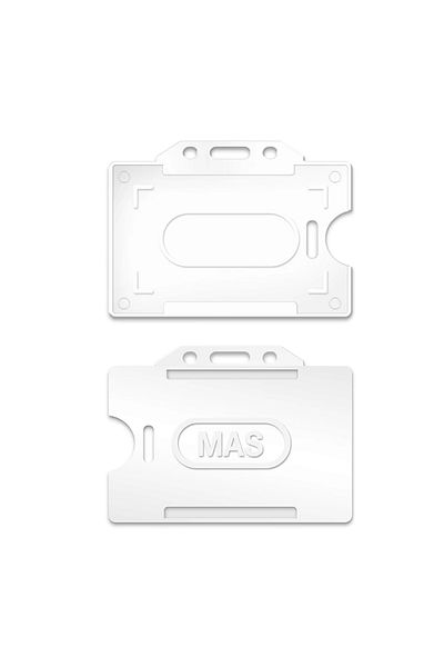 Mas 3520 Model White Plastic Horizontal Enclosure Container - 54x86