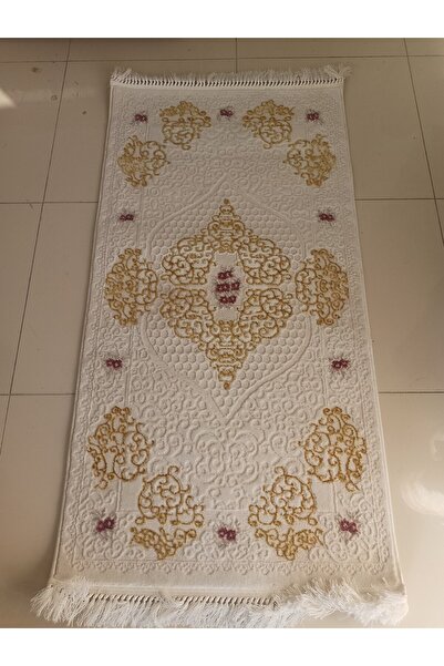 Aslan Home Yatak odası takımı üç lü yolluk , Gold renk kalın küçük halı