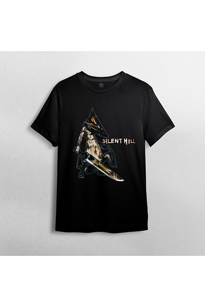 Pixxa Μπλουζάκι Silent Hill Crew Neck 100% βαμβακερό - Μοντέλο 2