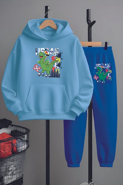 MYADA Set de trening Urban Dino Printed Bottom Top 2063