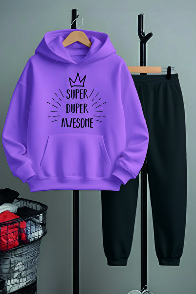 MYADA Супер крутий комплект спортивного одягу з принтом 22437-7