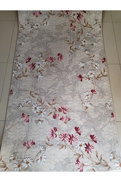 Venüs Renkli Çiçekli Yıkanabilir Kaymaz Taban Dört Mevsimlik Salon, Banyo, Ba...